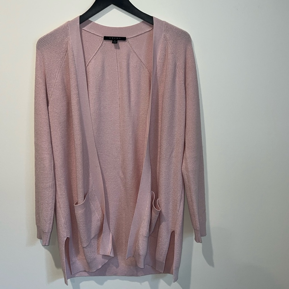 Women’s pink cardigan size small
